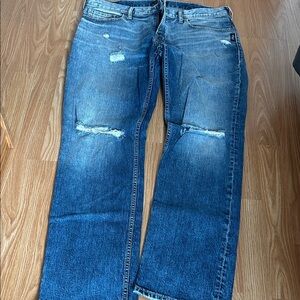 Silver Jeans Men's Classic Blue Straight Jeans